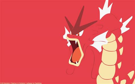 red gyarados wallpaper|Download Minimalist Red Gyarados Wallpaper.